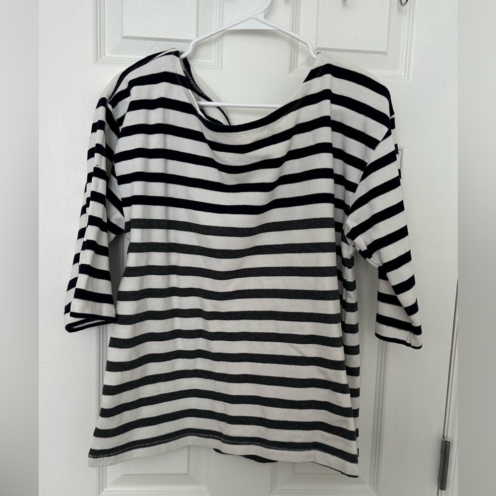 J.Crew Stripped Boatneck Sweater